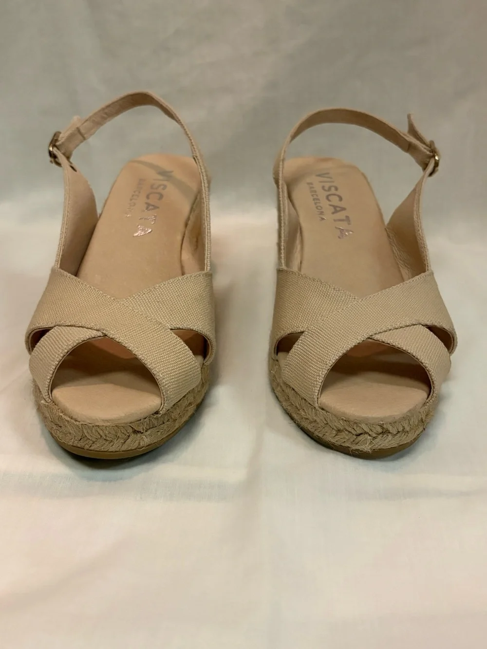 Viscata Llansa Canvas Espadrille Wedges